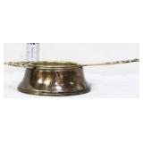 Vntg silver plate 2 piece tea strainer