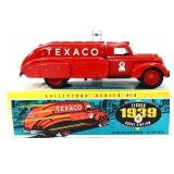 Die cast Texaco Dodge Airflow car bank in box