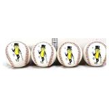 Lot of 4 Mr Peanut baseballs