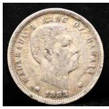 1883 Kingdom Of Hawaii dime