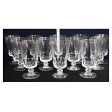 Lot of 12 Fostoria Kent claret stemware