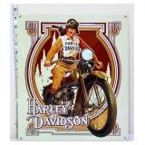 Metal Harley Davidson sign
