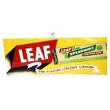 Metal 25x9 Leaf Gum adv sign