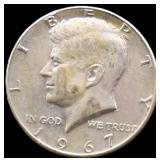 1967 Kennedy half dollar