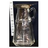 Vintage clear Karo syrup dispenser