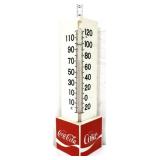 Vintage plastic 16in Coca Cola adv thermometer