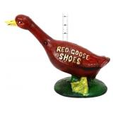 Cast iron Red Goose Shoes bank