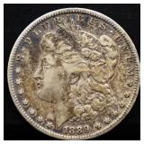 1889O Morgan silver dollar