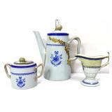 3 piece vintage Spode tea set
