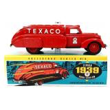 Die cast Texaco Dodge Airflow car bank in box