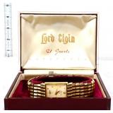 Vntg Lord Elgin 21 jewel watch in case untested