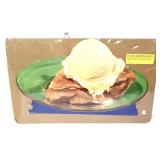 Vntg cardstock Fountain Shop die cut ad