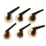Lot of 6 vintage furniture casters