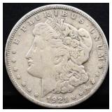 1921S Morgan silver dollar