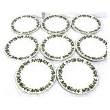 8 Baun Bro Formalities holly 7.5in plates