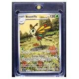 Pokemon Beautifly Stun Spore Energy Straw card