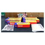MIxed estate lot, inc train cars in boxes