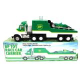BP toy race car carrier in org box