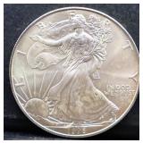 1996 silver eagle coin