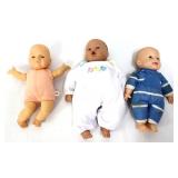 Lot of 3 small dolls