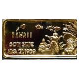 1 troy ounce Hawaii state silver bar