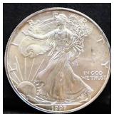 1997 silver eagle coin