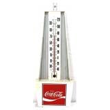 Vintage plastic 18in Coca Cola adv thermometer