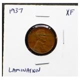 1937 Lincoln penny