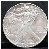 1994 silver eagle coin