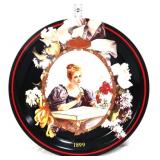 Round metal Hilda Coca Cola tray