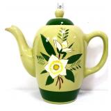 Vintage Stangl green magnolia teapot