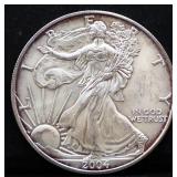 2004 silver eagle coin
