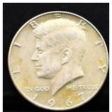 1967 Kennedy half dollar
