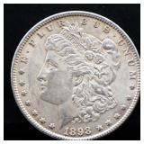1898 Morgan silver dollar