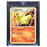 Pokemon Typhlosion Magma Punch Fire Spin card