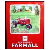 Metal McCormick Farmall sign