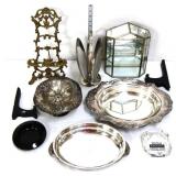 MIxed estate lot, inc silverplate items
