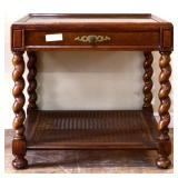 Vintage barley twist end table see photos