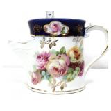 Vintage shaving mug with roses