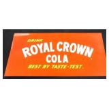 Metal 20.5x10.25 Royal Crown Cola sign