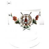 Vntg shaving mug with emblem, as is