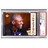 Graded 1995 Upper Deck MJ One On One card