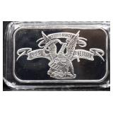 1 troy ounce Apmex silver bar