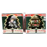 Lot of 2 Coca Cola Christmas ornaments