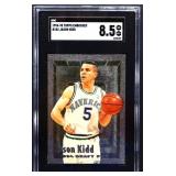 Graded 1994 Topps Embossed Jason Kidd card