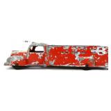 Vntg red Tootsietoy farm truck see photos