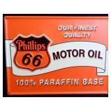Metal Phillips 66 sign
