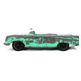 Vntg green Tootsietoy convertible car