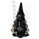 Fenton 7in black Halloween Christmas tree