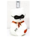 Fenton white Boo Halloween teddy bear figure